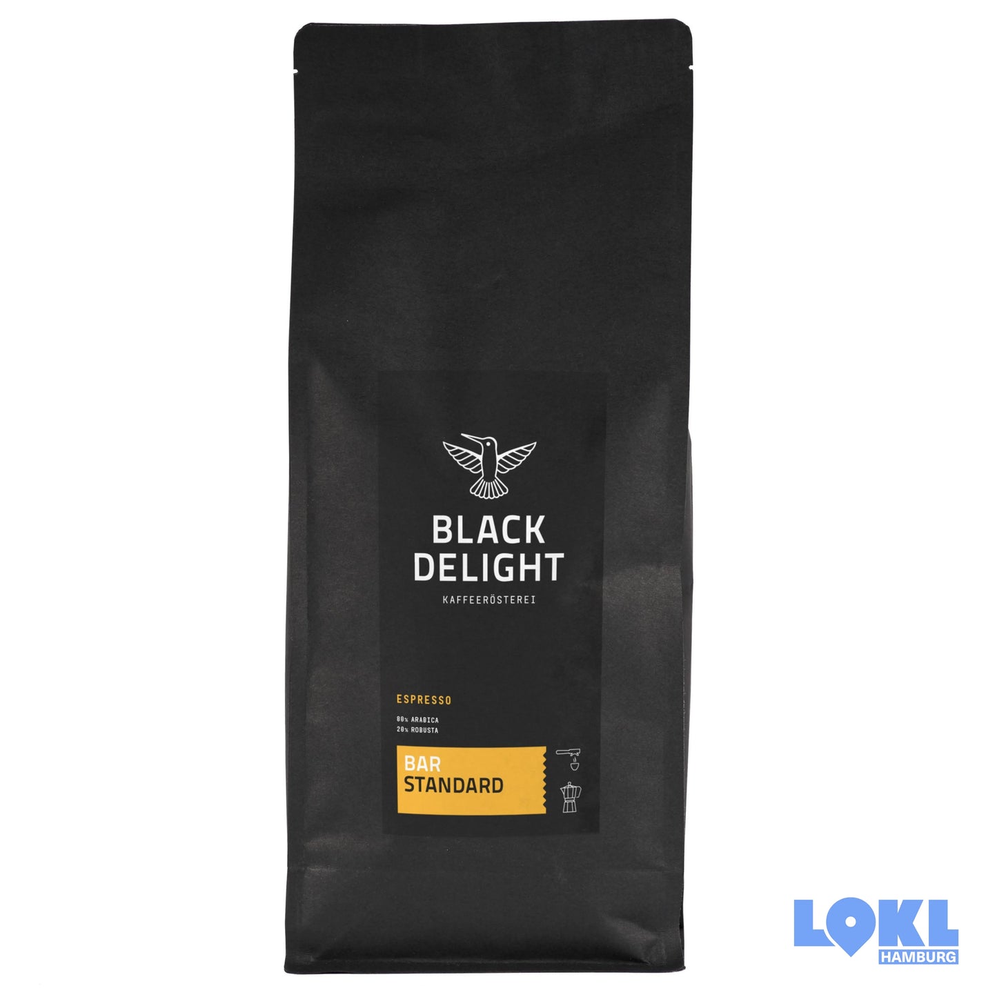 Kaffee 'Bar Standard' - geröstet, ganze Bohnen