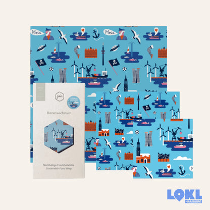 Bienenwachstücher 'Bio' - 3er Set