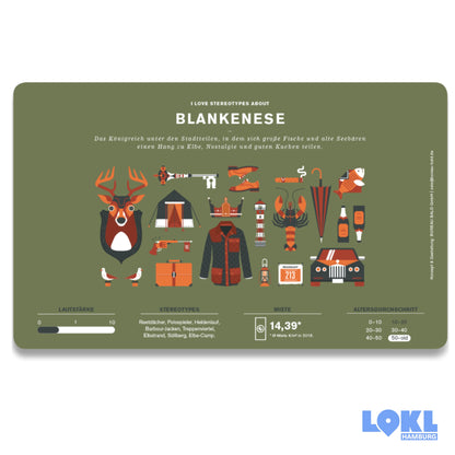 Frühstücksbrettchen 'Hamburger Stadtteile'