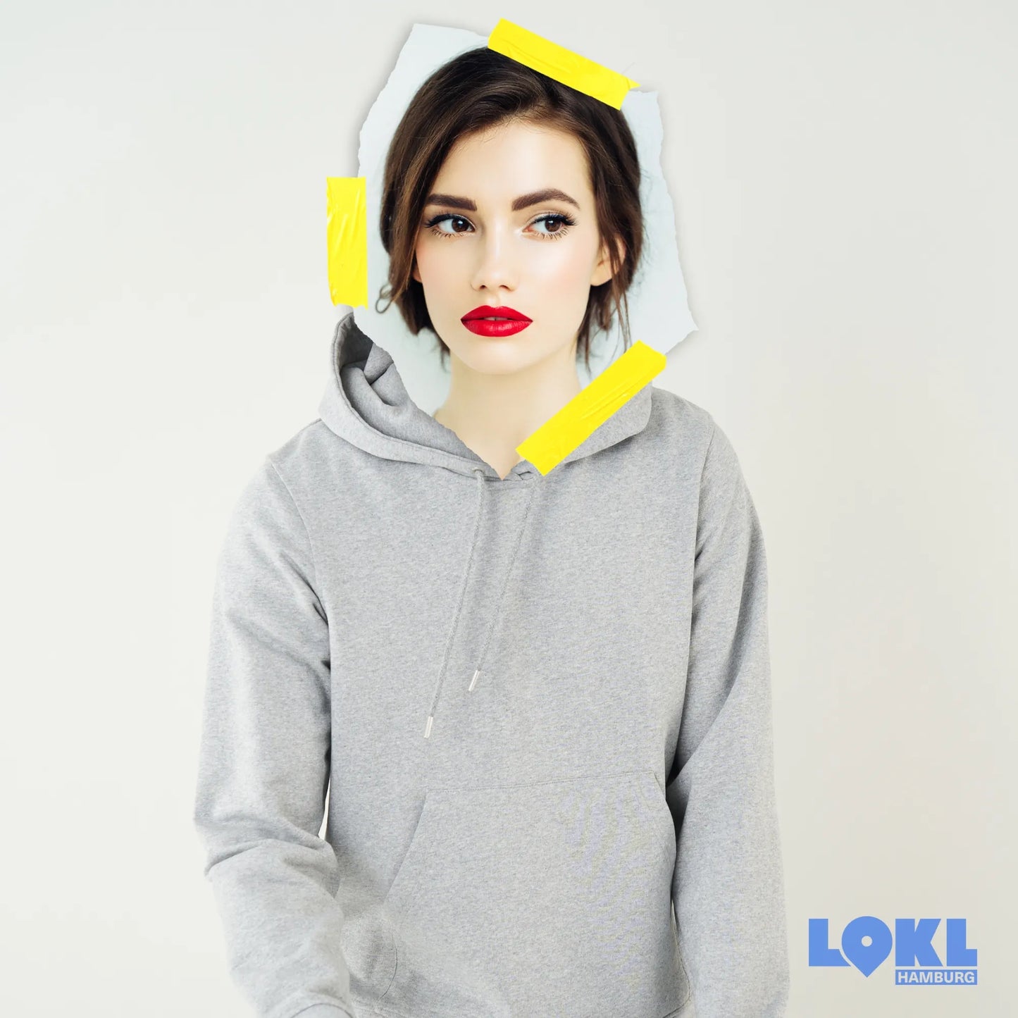 Hoodie 'The Boyfriend' - grau