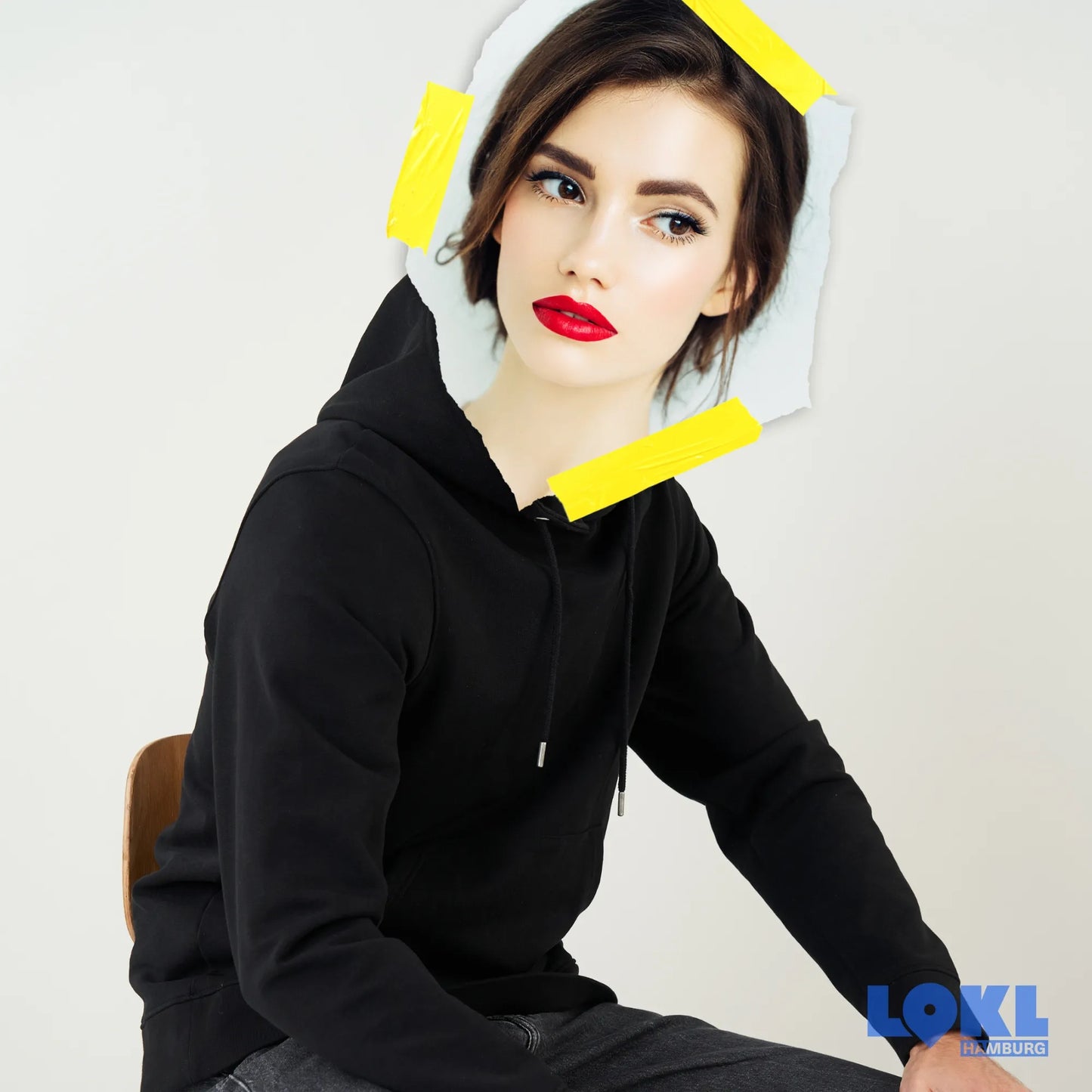 Hoodie 'The Boyfriend' - schwarz