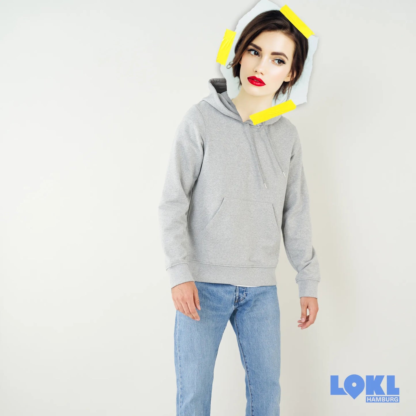 Hoodie 'The Boyfriend' - grau