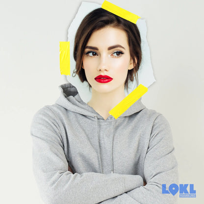 Hoodie 'The Boyfriend' - grau