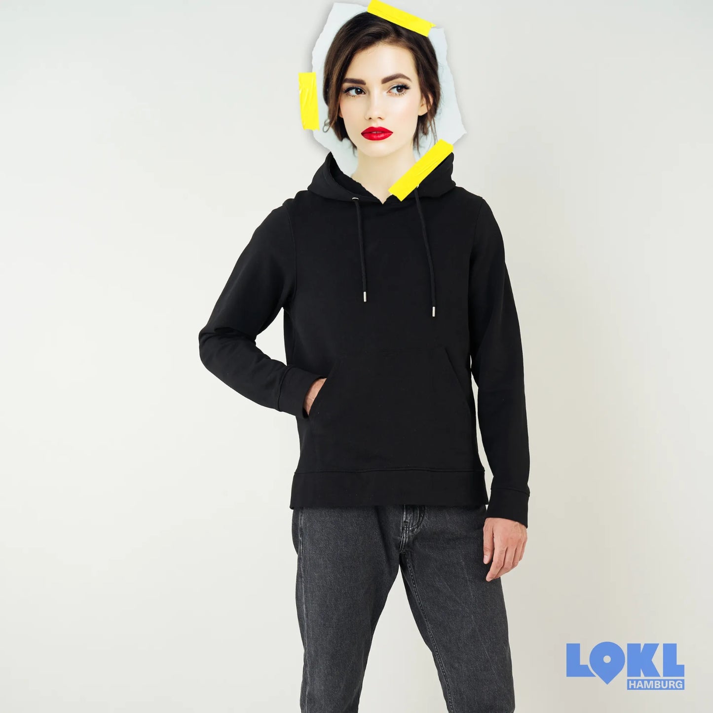 Hoodie 'The Boyfriend' - schwarz
