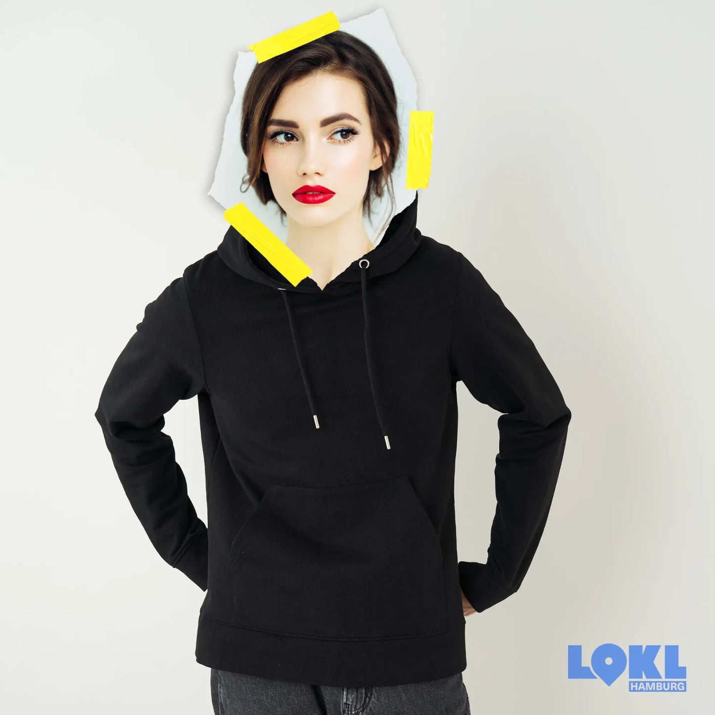 Hoodie 'The Boyfriend' - schwarz