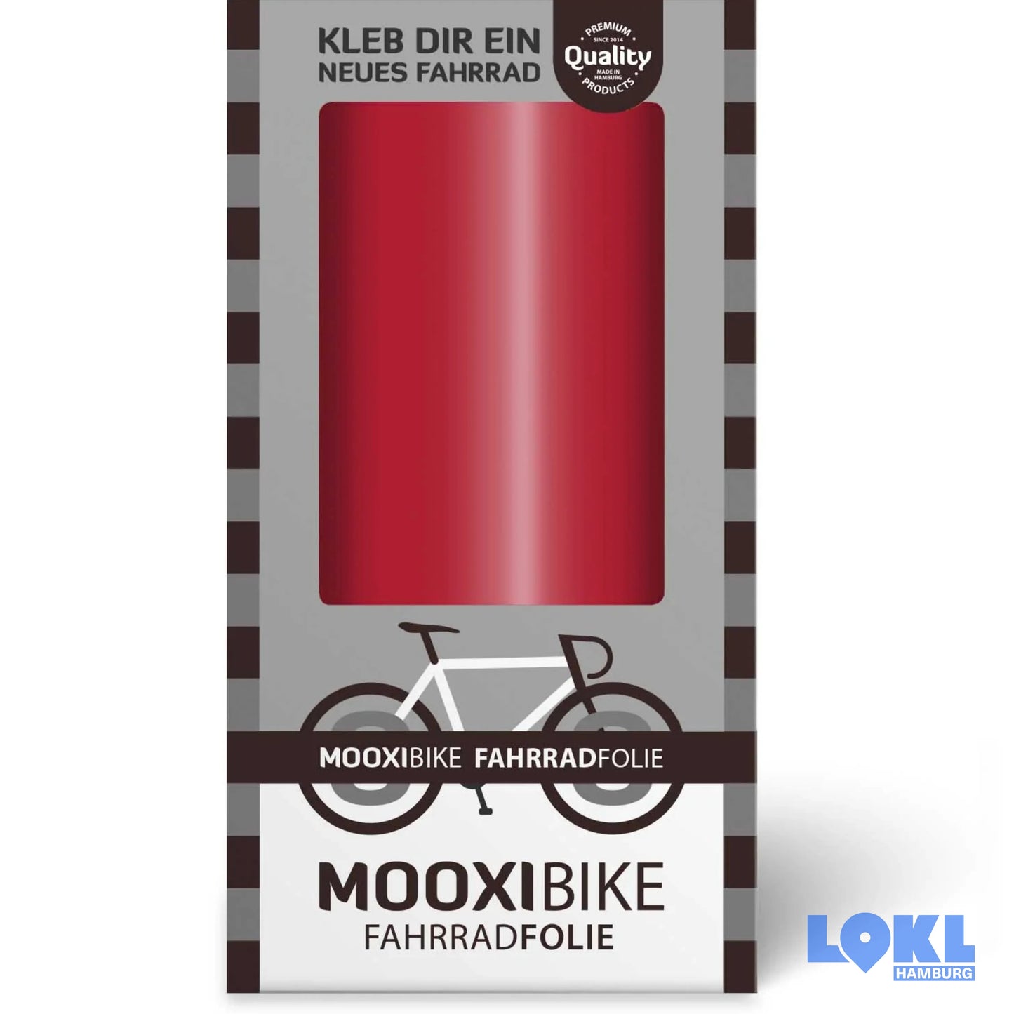 Fahrradrahmenschutzfolie 'glänzend'
