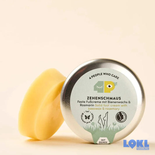 Feste Fußcreme 'Zehenschmaus' - in der Dose