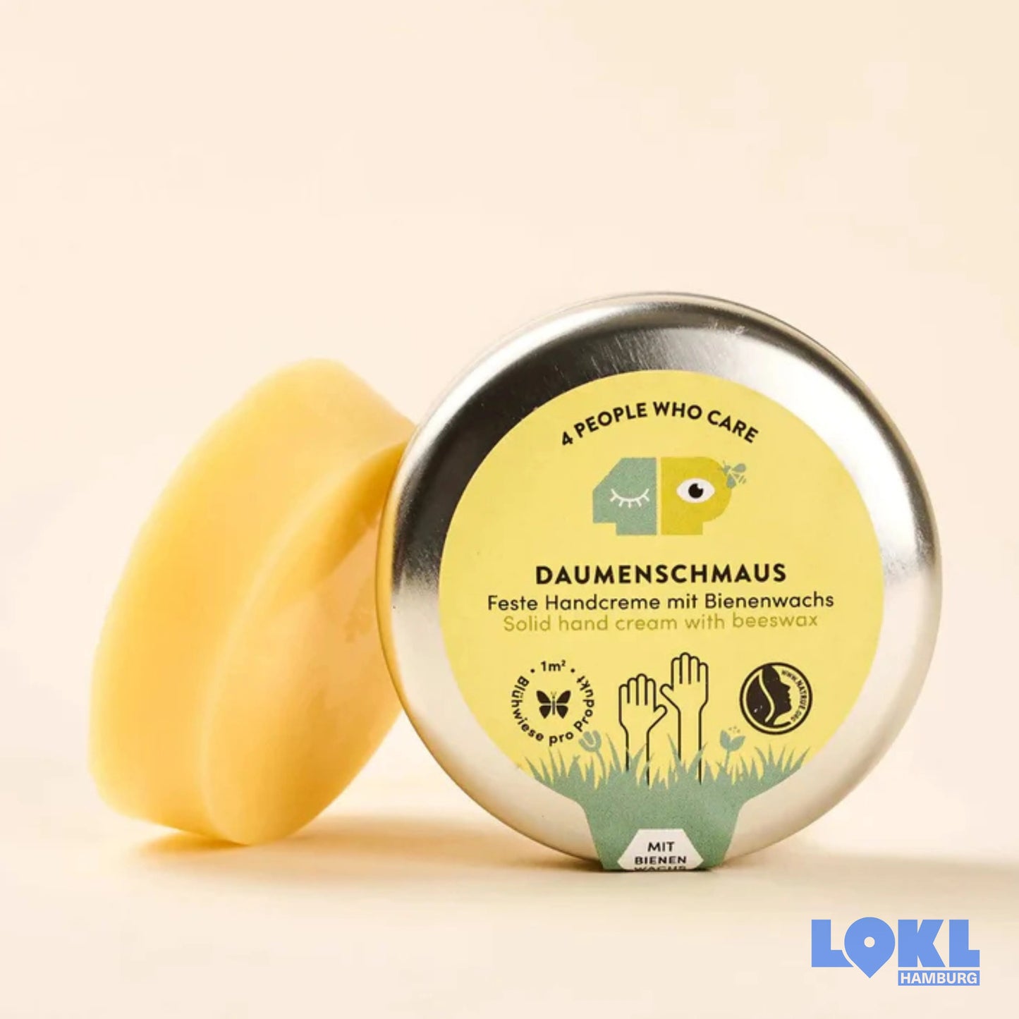 Feste Handcreme 'Daumenschmaus' - in der Dose