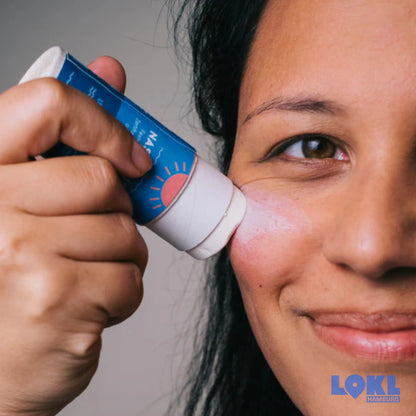 Feste Sonnencreme 'Naseweiss' - LSF 50