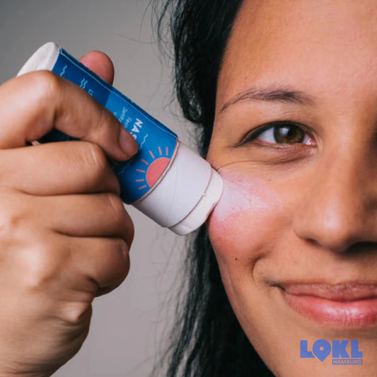 Feste Sonnencreme 'Naseweiss' - LSF 50