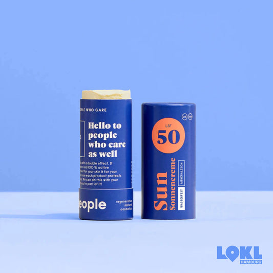 Feste Sonnencreme 'Naseweiss' - LSF 50