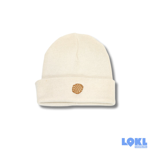 Beanie 'Franzbrötchen' - natural raw