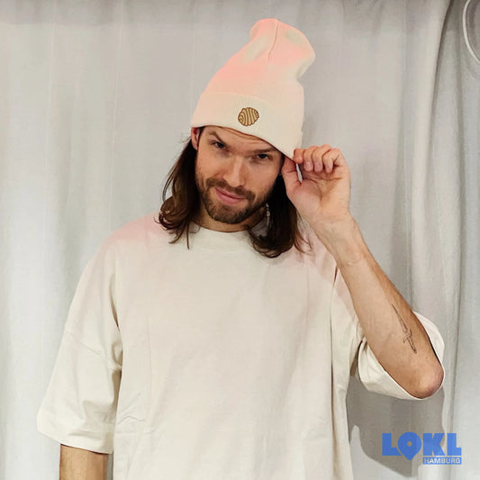 Beanie 'Franzbrötchen' - natural raw