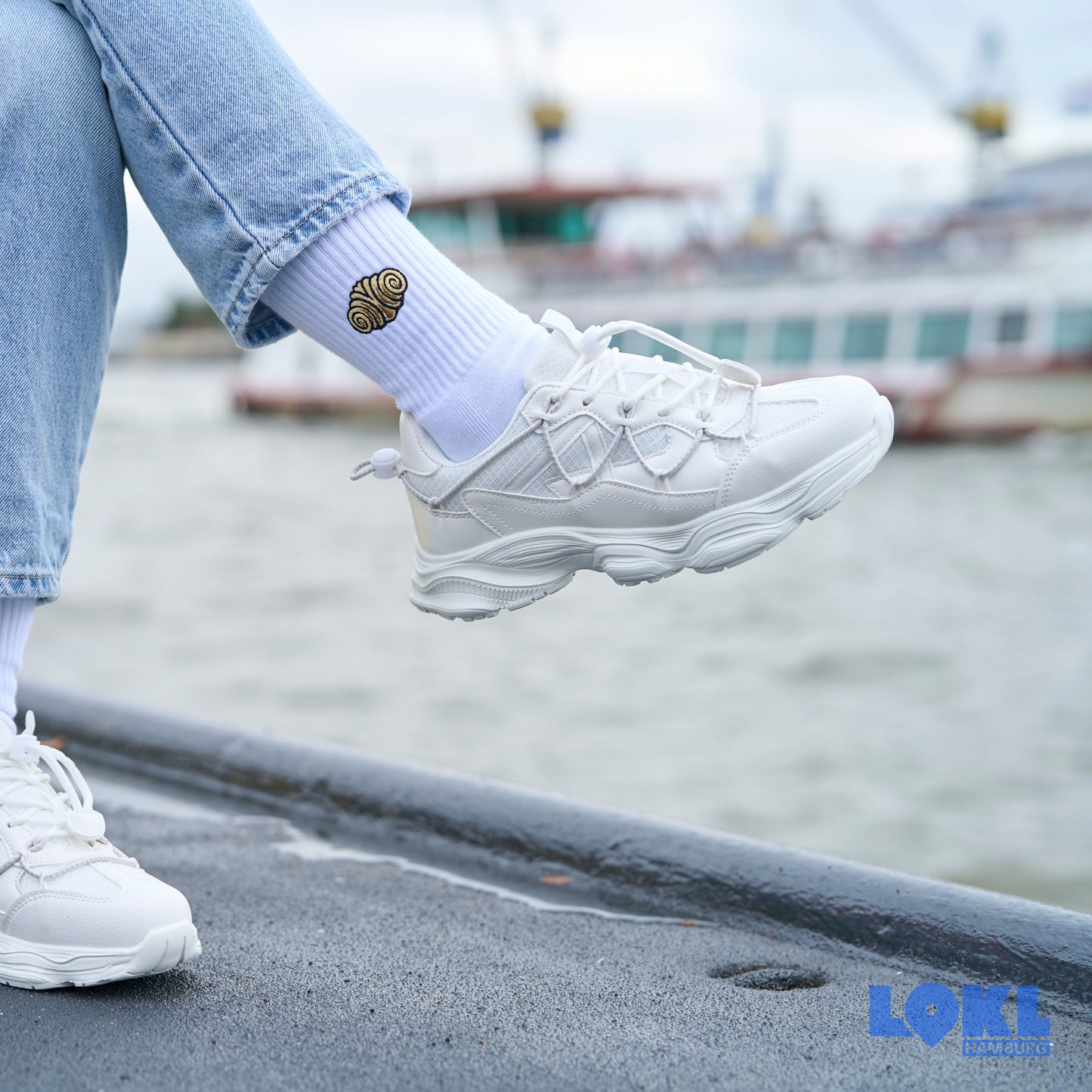 Socken 'Franzbrötchen'