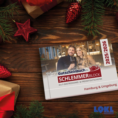 Gutscheinbuch 'Schlemmerblock 2025/2026' - Hamburg & Umgebung