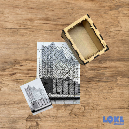 Puzzle Holz 'Hafensymphonie' - Fraktal