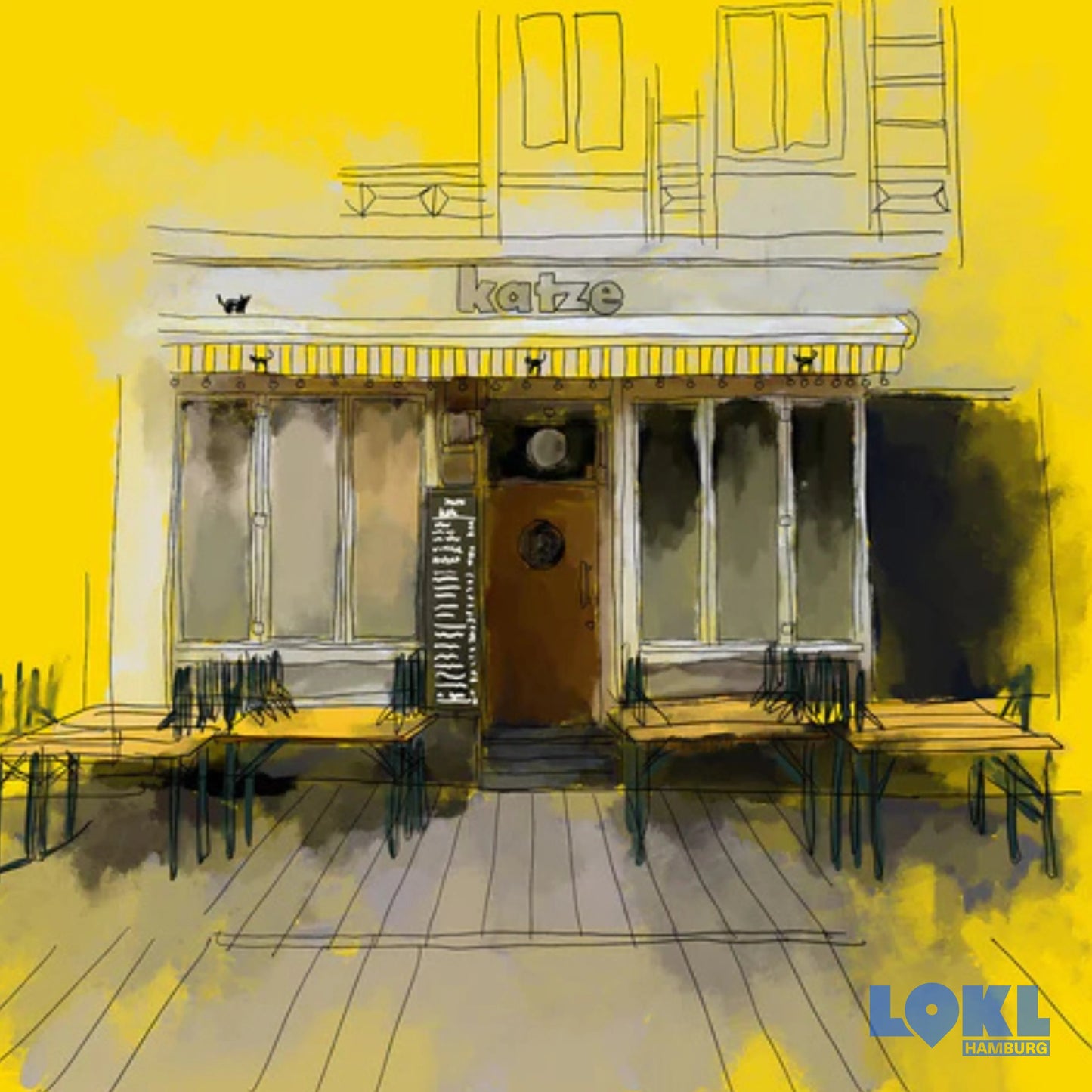 Illustration 'Katze' - Lilli Waterkant