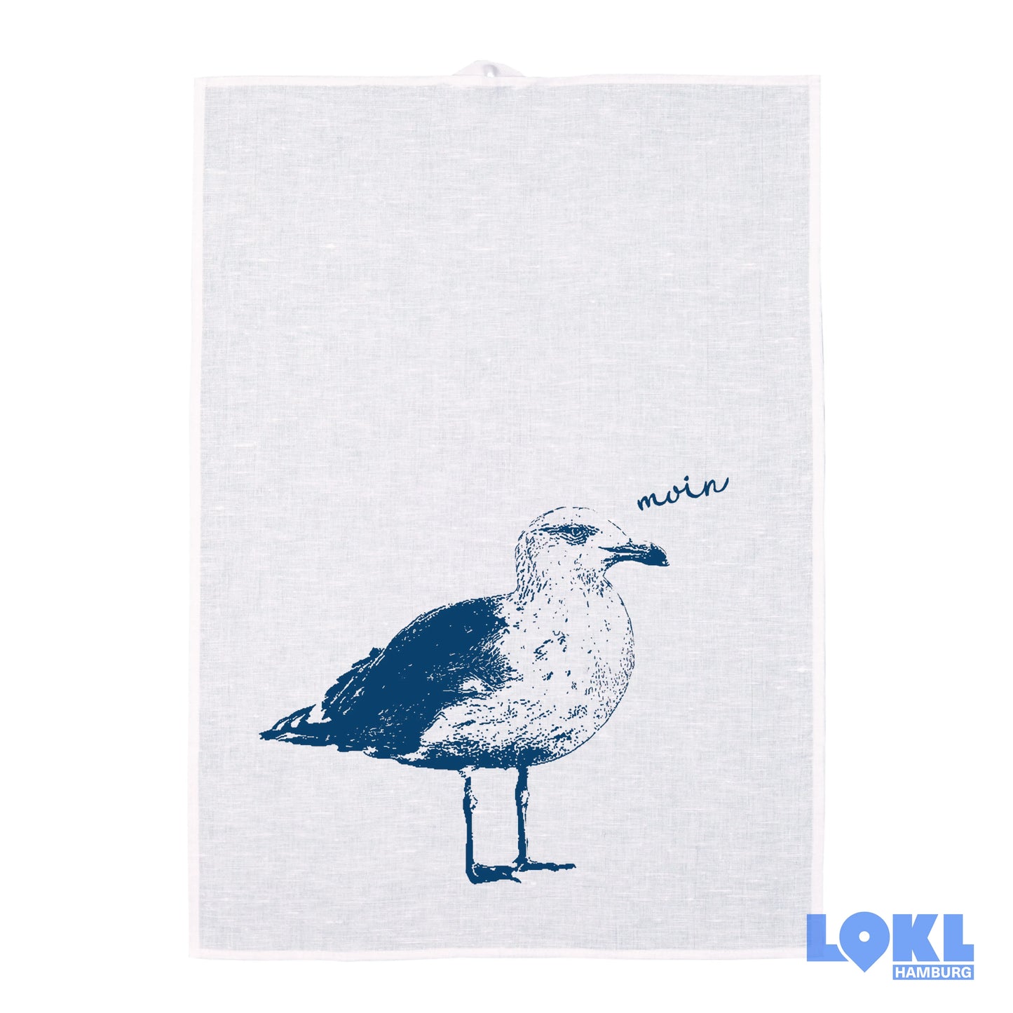 Geschirrtuch 'Moin Möwe'