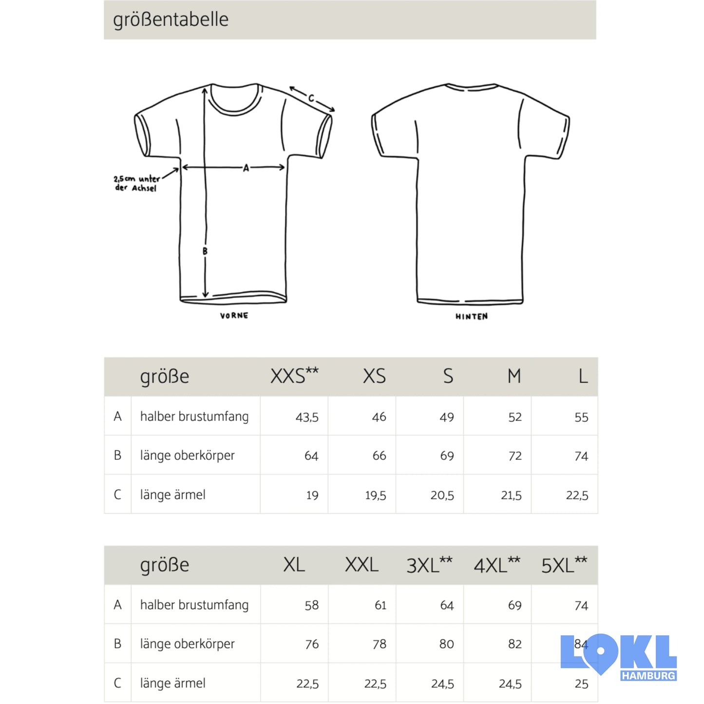 T-Shirt 'Hamburg Liebe'