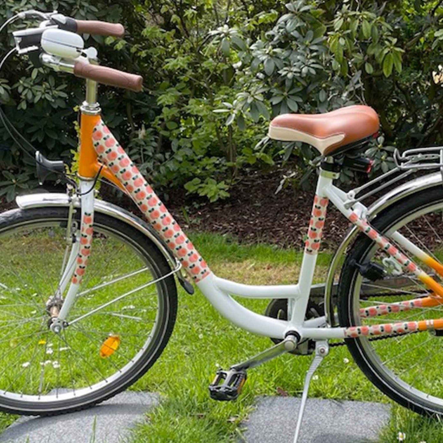 Einfache Fahrradrahmenschutzfolie - aus alt macht neu