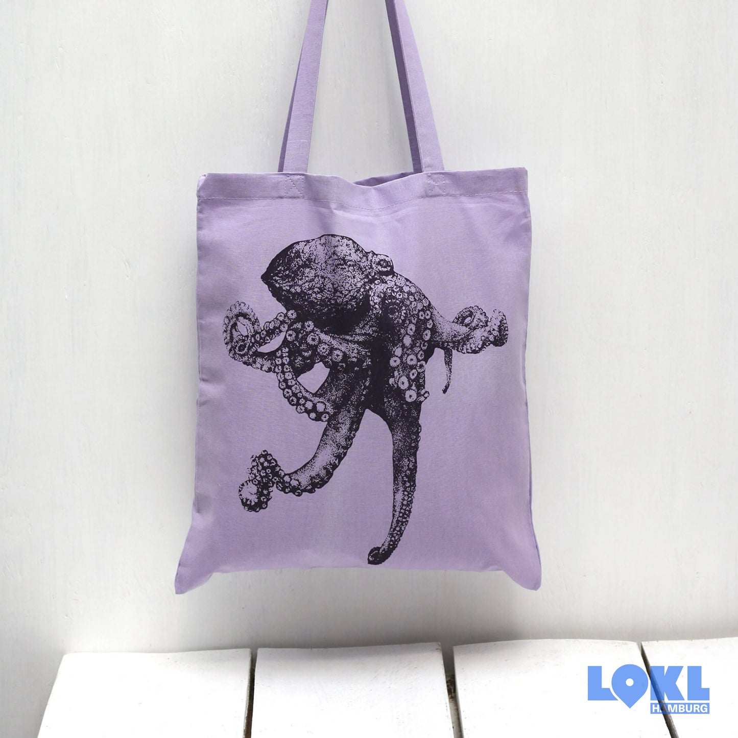 Jutebeutel'Oktopus'