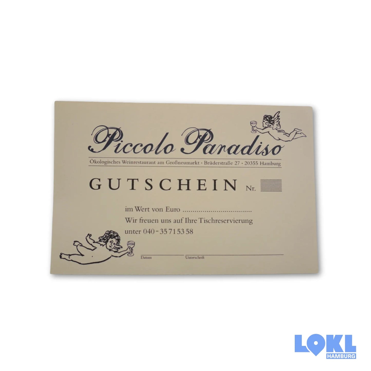 Piccolo Paradiso Gutschein