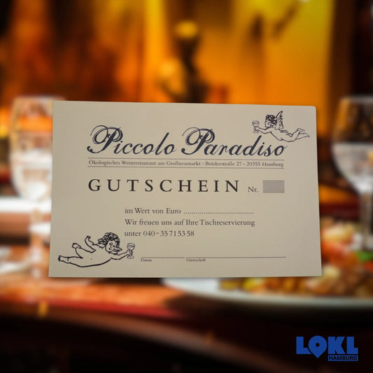 Piccolo Paradiso Gutschein