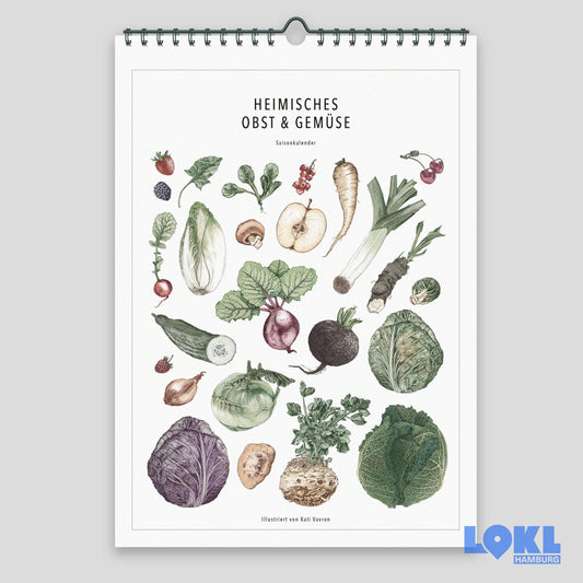 Saison-Kalender 'Coloriert'