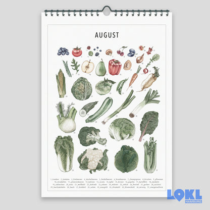 Saison-Kalender 'Coloriert'