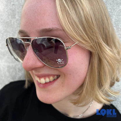 Sonnenbrille FC St. Pauli 'Totenkopf' - Pilotenbrille