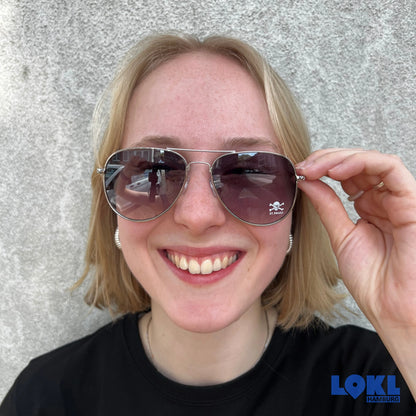 Sonnenbrille FC St. Pauli 'Totenkopf' - Pilotenbrille