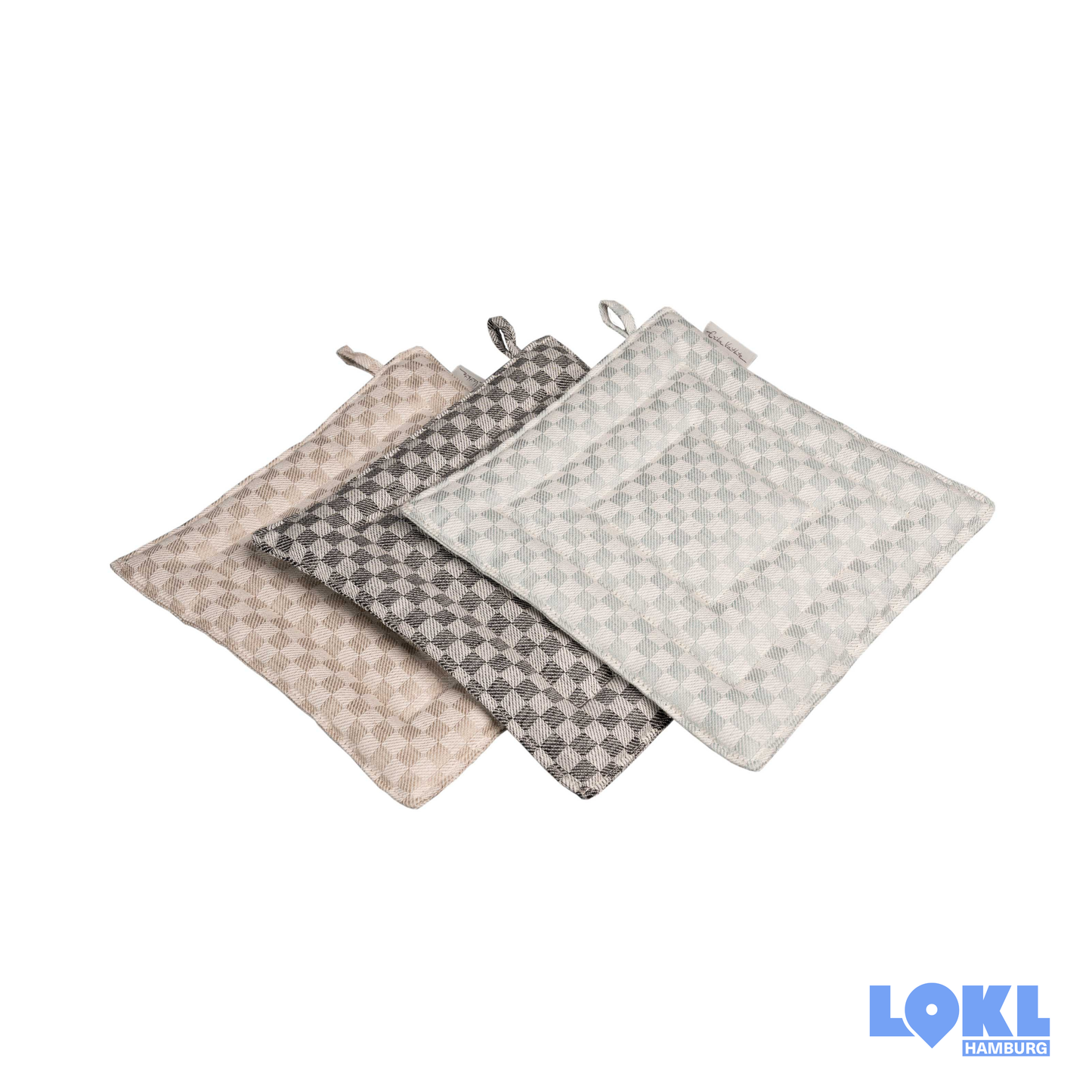 Topflappen 'Schachbrett' (2er- Set)