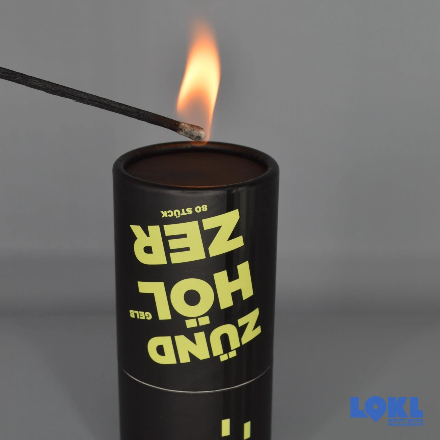 Zündhölzer-Set Designer 'Gelb'