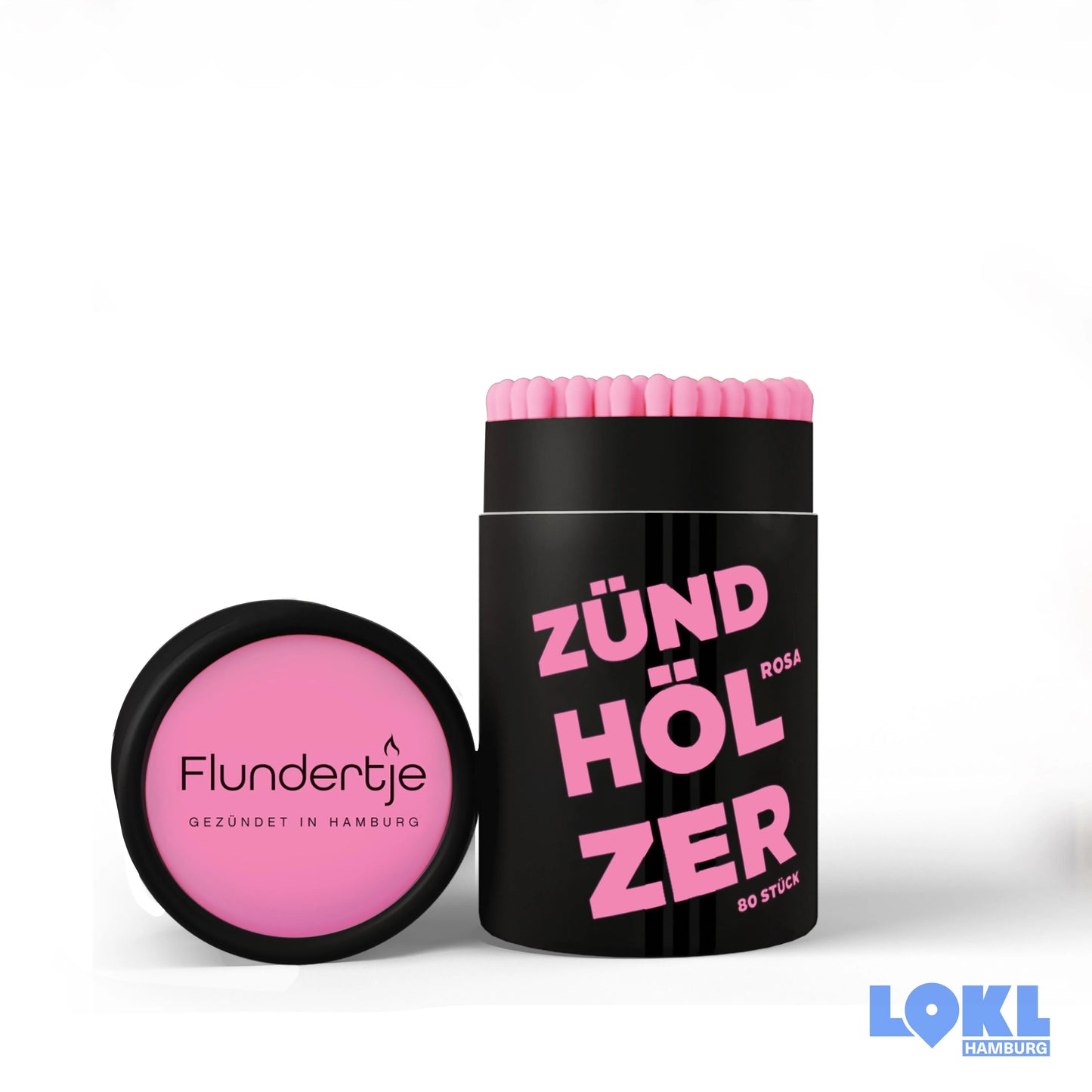 Zündhölzer-Set Designer 'Rosa'