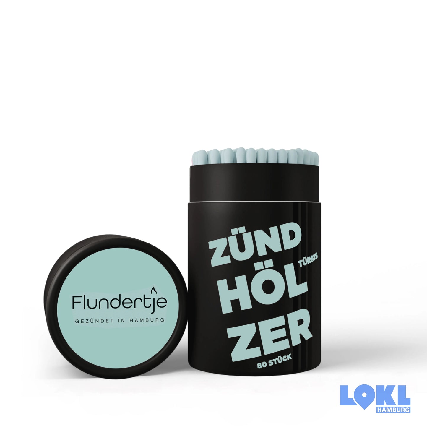 Zündhölzer-Set Designer 'Türkis'